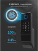 Waterproof Outdoor Fingerprint Lock - Smart, Old-Fashioned Iron Gate Door Lock with Tuya & Password Function.