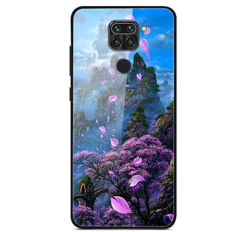 Phone Case For Xiaomi Redmi Note 9 Cases Tempered Glass Hard Back Cover Xiomi Redmi Note 9 Case Redmi Note9 Funda Coque Bumper