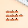 New Metal And Plastic OPP Bag Packaging Toggle Switch Sk23d05g6 Double-row 3-speed 8-pin Horizontal Sliding Toggle Switch 10pcs