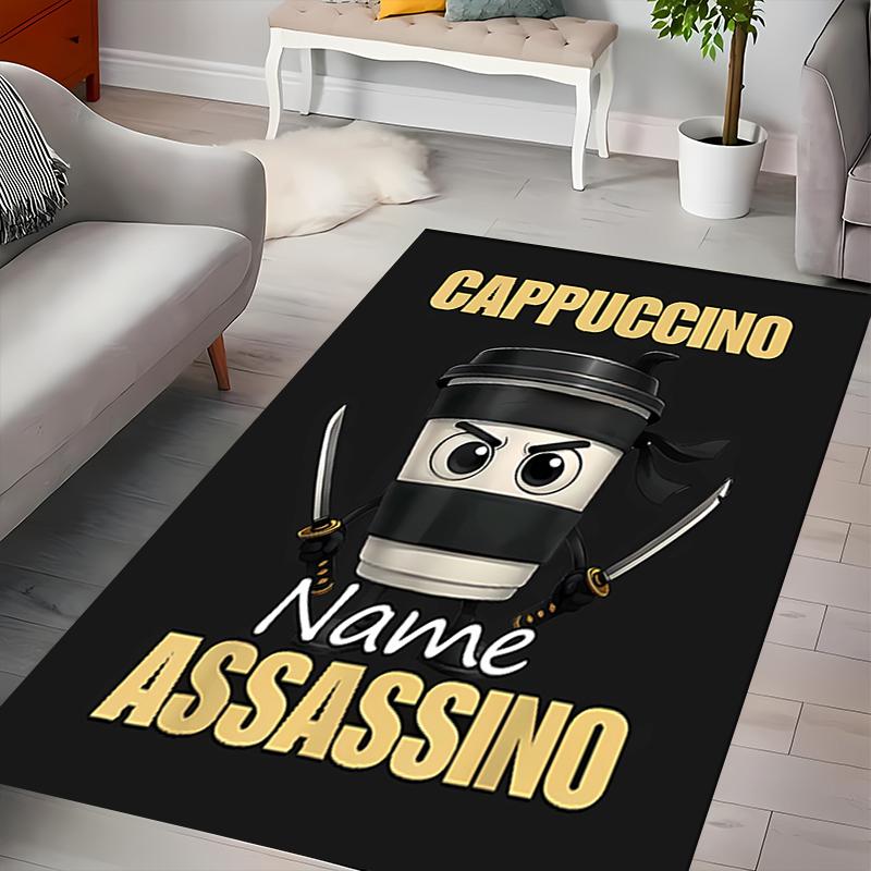 Custom personalization Italian Brainrot animal Area Rug - Perfect For Kitchen, Bathroom,Laundry Room Decor Large Size Available,Gift All Seasons