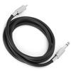 Audio Cable 3.5mm (1 8 Inch) Male to 6.35mm (1 4 Inch) Male TRS Stereo Audio Adapter CableBlack 1.5m   4.9ft