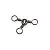 Рыболовные крючки Nickel Swivel Hook Трехсторонний вертлюг Рыболовные вертлюги Тройничные вертлюги Рыболовный соединитель