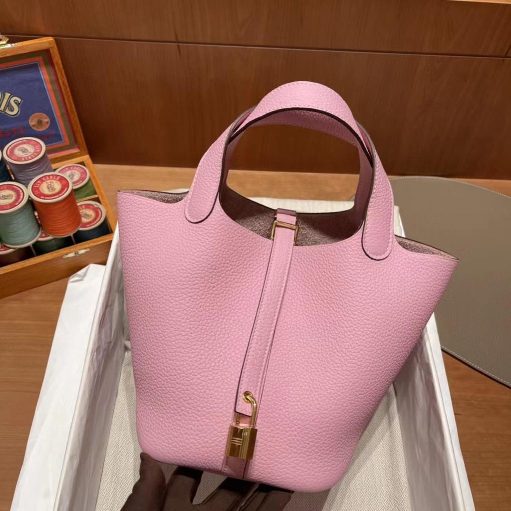 Корзина для овощей из воловьей кожи, сшитая вручную вощеной нитью для детей, обернутая в натуральную кожу с узором личи, сумка-ведро для воды для женщин