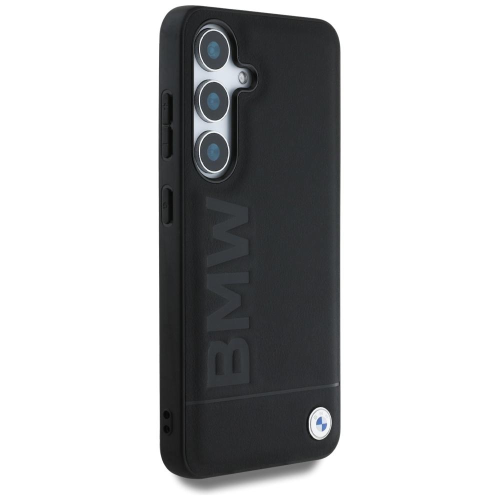 Etui do Samsung Galaxy S25 BMW Skórzane Czarne