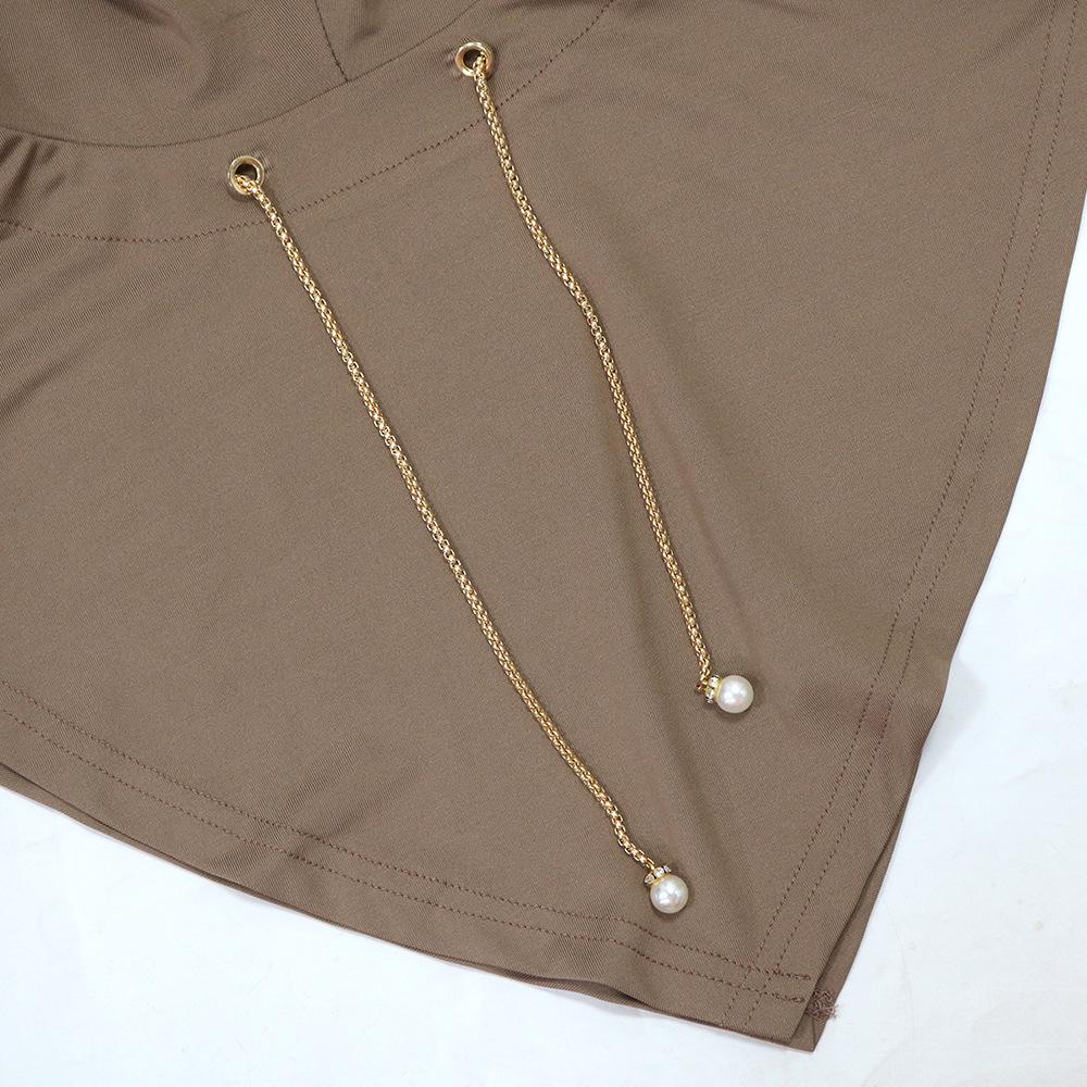 XQY500332 Ближневосточная металлическая цепочка со стразами, пуловерная шапка для женщин - Модный этнический головной платок