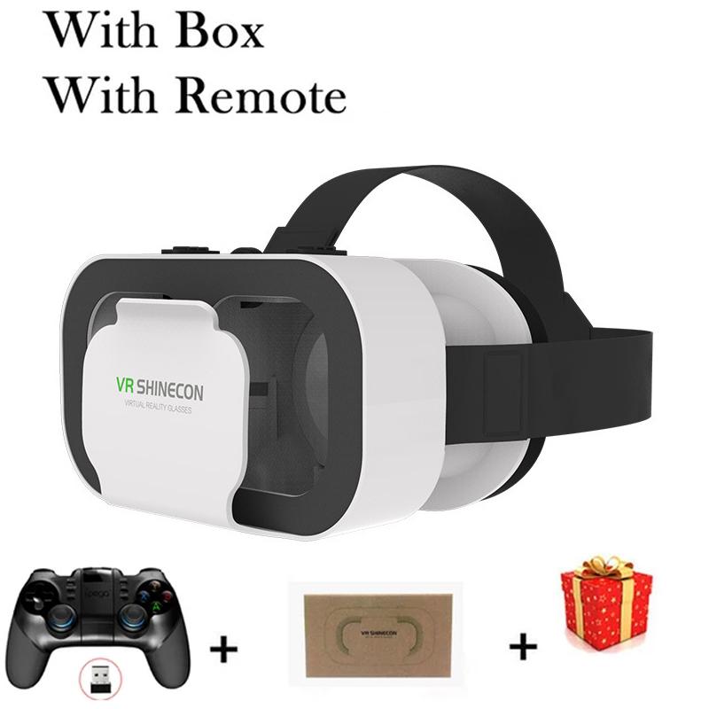 Очки виртуальной реальности Shinecon Viar VR Шлем 3D Устройство Очки Линзы Для Смартфона Умного Телефона Игра Мобильный Набор 5