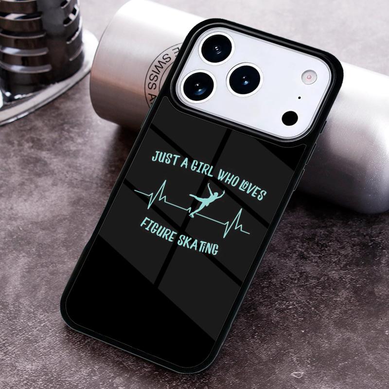 Чехол для телефона с изображением фигурного катания и танцев для iPhone 17 16 15 Pro Max Air 14 13 12 11 Plus Ударопрочный чехол