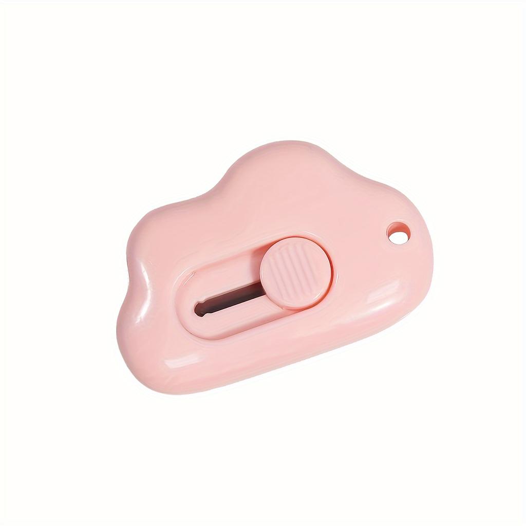 Cloud Cat Mini Retractable Utility Knife: Perfect For DIY Crafts, Letter Opening, And Small Box Cutting
