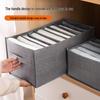 Denim Jeans and Sweater Storage Box with Dividers - Multifunctional Clothes Organizer