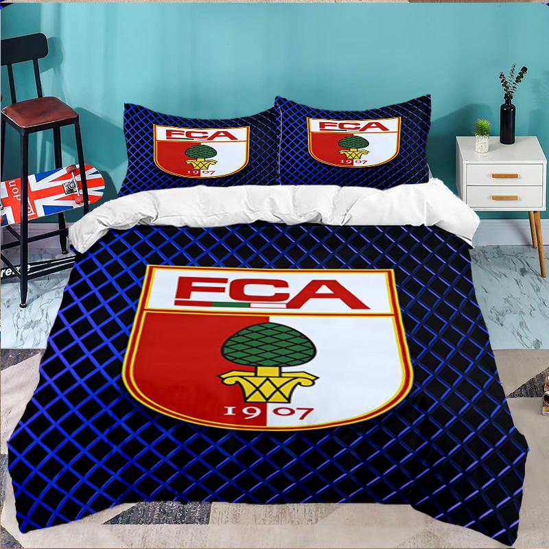3PCS Augs-burg Crest Bedding set,Ideal for1pc Duvet Cover And 2pcs Pillowcases Perfect for Christmas gift,Ideal for Bedroom, Dormitory