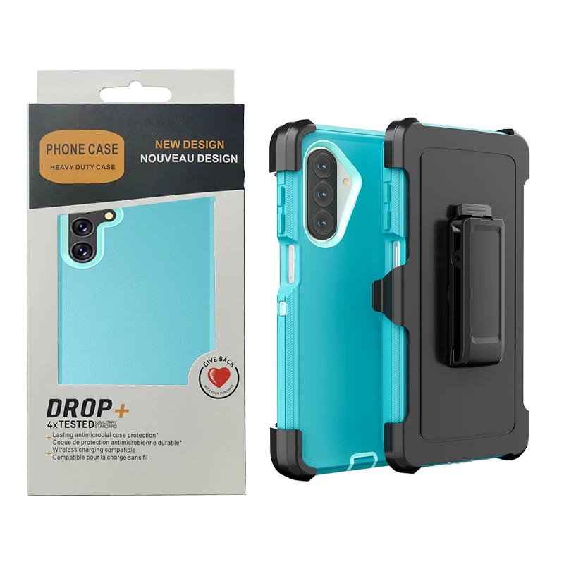 Противоударный чехол-кейс Ott Armor Box для Samsung Galaxy A57 A37 A17 A07 A16 A36 A56 A15 A35 A55 A05 A14 A34 A54 A33 A53 с клипсой