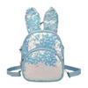 Adorable Pu Kids Backpack With Sequins Fashionable Princess School Bag For Girls
