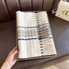 Winter Female Lattice Imitation Cashmere Scarf Autumn Winter Thick Fashion Warm Wild Neck Scarves Shawl Poncho Echarpe Stole