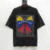 Venezuela Flag Venezuelan T Shirt Washed Cotton Oversize TShirt  Vintage for Men Women Streetwear Graphic Printed Tops Tees