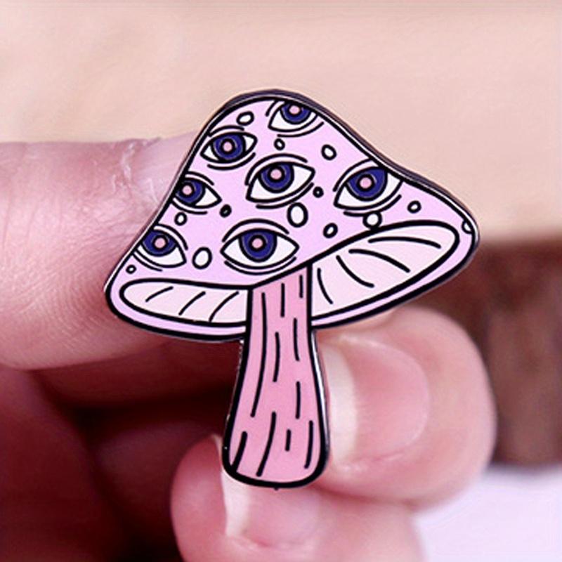 Брошь Грибные Глаза Аксессуары Рюкзак Одежда Игла Пряжка Значок