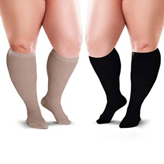 Vein Compression Socks Professional Promote Blood-circulating Breathable Compression Mid Tube Socks Elderly People Compression Socks