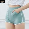 Спортивные шорты женские летние повседневные однотонные брюки три четверти корейская версия модных хлопковых пляжных брюк шорты с карманами