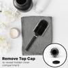 Round Hair Brush with Secret Hidden Compartment Safe Stash Box Container for Money Jewelry Valuables, for Travel or Home Use