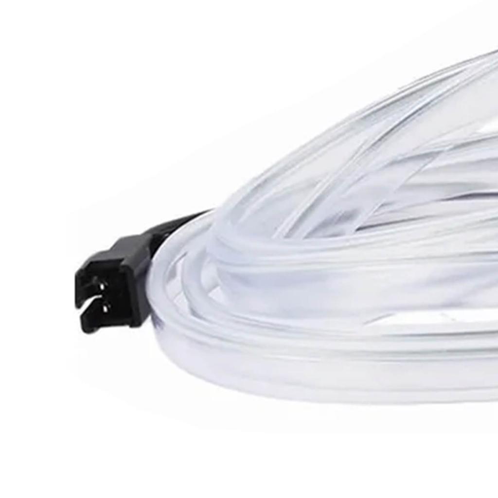 10 футов Светодиодная лента для салона автомобиля Гибкая с USB-кабелем Крутая Уникальная Универсальная Неоновая Атмосферная Подсветка Ледяной Голубой