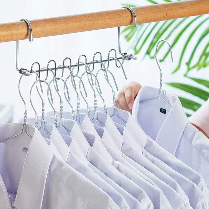 Вешалки для одежды с поддержкой нескольких портов Magic Space Saving Hanger Вешалка из нержавеющей стали для шкафа Вешалка для сушки Вешалки для хранения