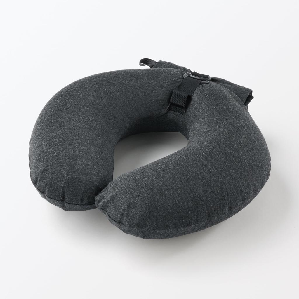 Подушка для шеи MUJI Futo Puff 84475498 Темно-серый 34×33 см
