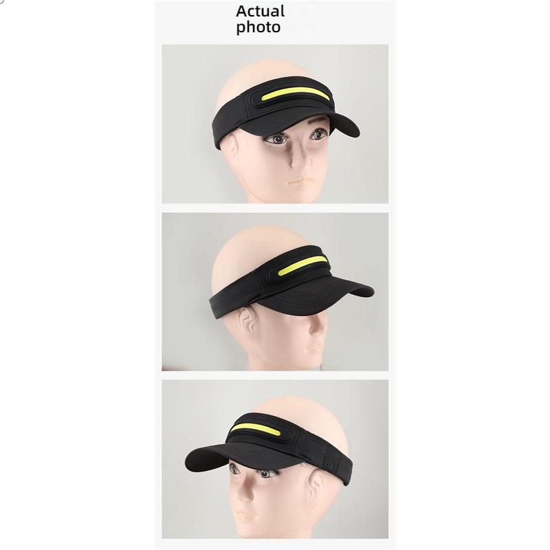Empty Top LED Light Hat, Night Lighting Headwear for Hiking Camping Outdoor Sports