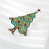 Enamel Christmas Tree Brooches Pins For Women Clothing Coat Accessries Gifts