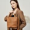 Сумка-ведро Niche Texture Hundred Bypass Layer Cowhide Commuter Large Embre, элегантная сумка на одно плечо с косым креплением