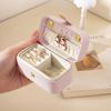 Jewelry Box Mini Portable Rings Earrings Necklaces Lipstick Storage Box Jewelry Organizer for Travel Outdoor