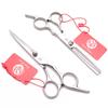 Hair Scissors Purple Dragon 6" Stainless Barber Shears Cutting Shears Thinning Scissors Set Salon Hairdressing Scissors