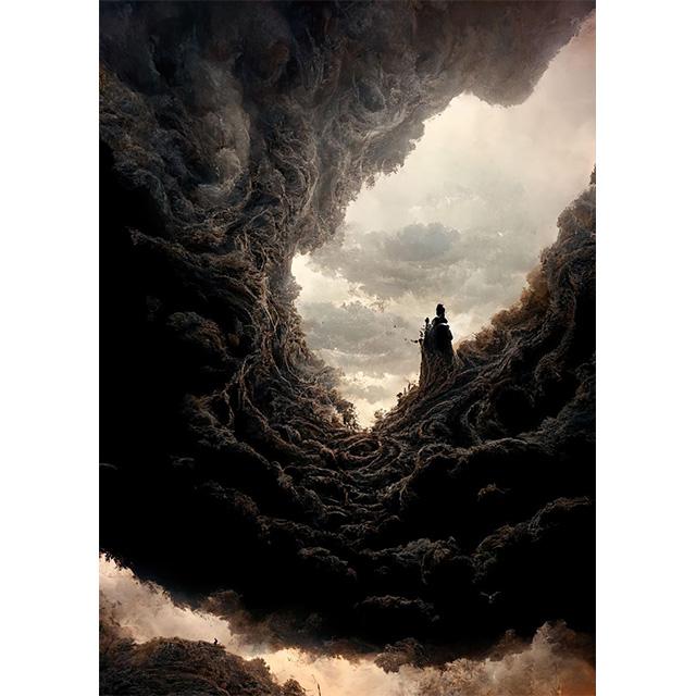 Abstract Outer World Storm Traveler Prints Poster Canva Painting Modern Wall Art Picture For Living Room Bedroom Home Decoration