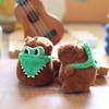 Милая шляпа крокодила, подвеска Capibala, плюшевая игрушка, мультяшная капибара, брелок, сумка, подвесные украшения, украшение для дома, подарки для детей