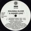 12-дюймовая пластинка ROLONDA OLIVER - A Higher Love IMA003 Imani Records 1999 США Танцевальная и Электронная Б/У