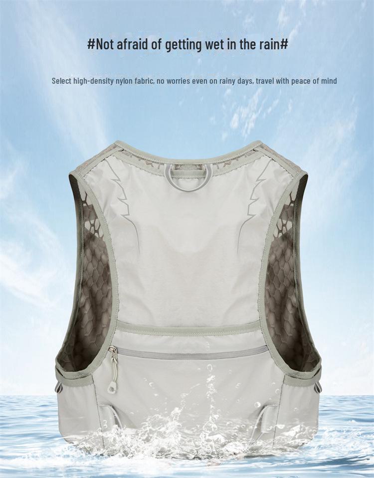 Легкий уличный велосипедный жилет-сумка унисекс – дышащий, контрастный цвет, многофункциональный рюкзак