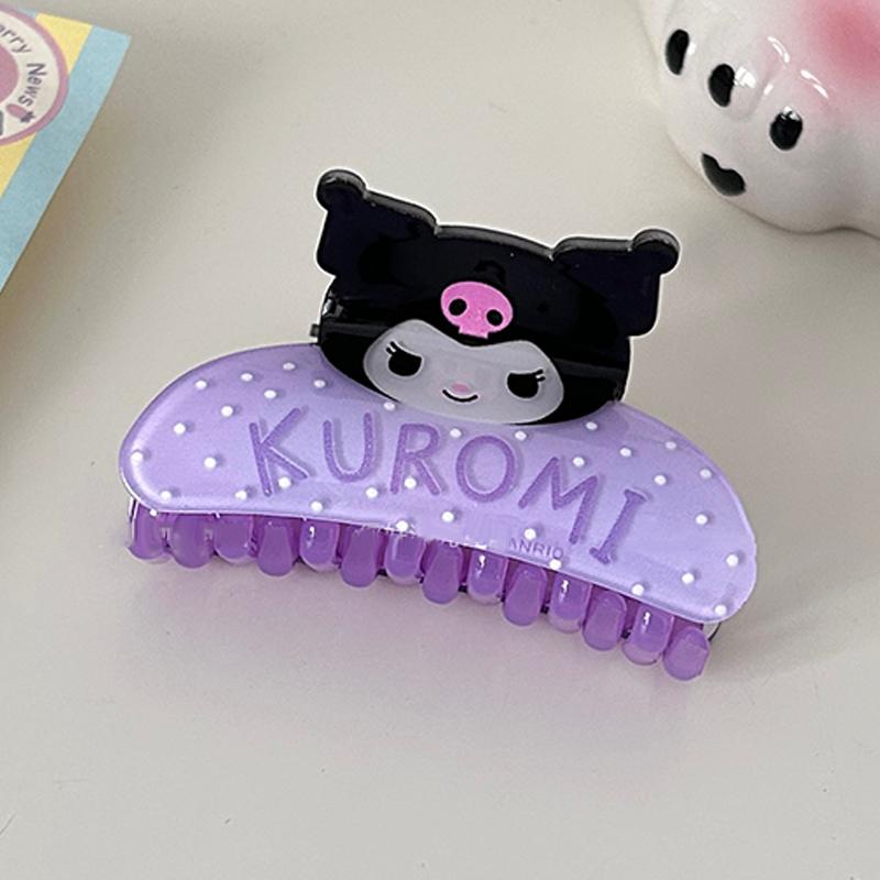 Мультяшный Аниме Маленькое Животное Sanrio Заколка Для Волос Милые Сладкие Зажимы для Волос Затылок Заколка Для Волос Головной Убор Кавайные Акриловые Зажимы Акулы