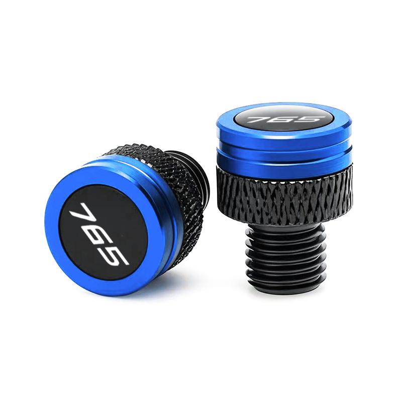 For Triumph Street Triple 765 RS /S/R 675 Trident 660 Tiger 900 GT 800 1200 CNC Motorcycle Mirror Hole Plug Screw Bolts Cover