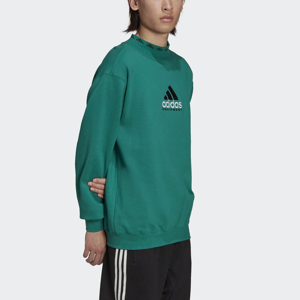 adidas Свитшот Originals EQT Archive с круглым вырезом, цвет Sub Green, HG8093