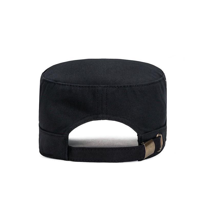 Мужская хлопковая кепка на весну и осень: Солнцезащитная шляпа для отдыха на открытом воздухе с железной этикеткой