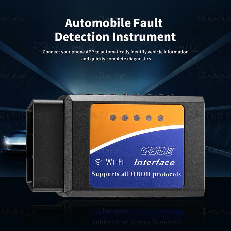 Wifi ELM327 Bluetooth OBD2 OBDII Car Diagnosis KFZ Test Device for Android IOS