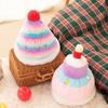 Cake Plush Hat 3D Cartoon Cake Hat Doll Both Sides Fancy Caps for Dress Party, Favors Gifts, Costume Accessories