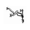 Gembird MA-DA3-01 Triple Desktop Mount for 27" Monitors VESA 100 Max 21Kg Black