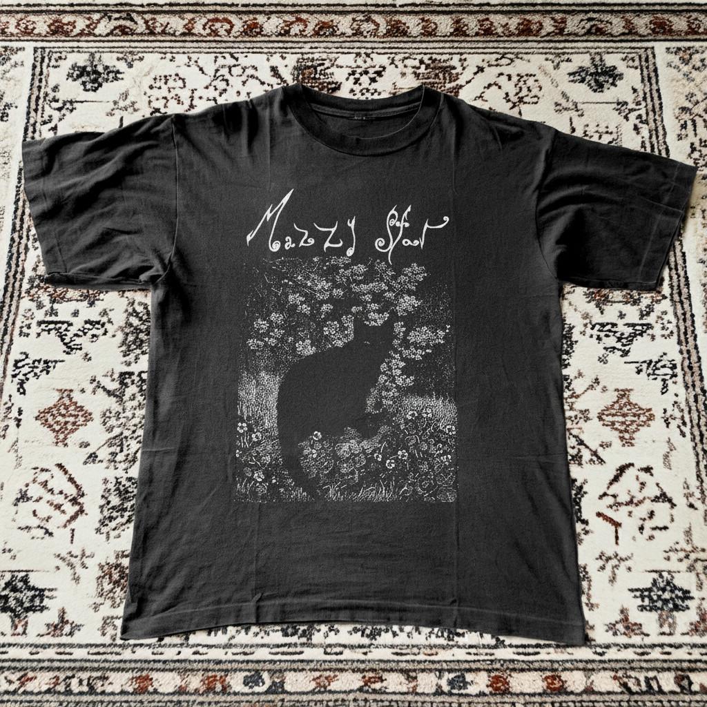 NEW! Mazzy Star Cat Shirt 90s Alternative Rock, Hope Sandoval T-shirt Size S-5XL