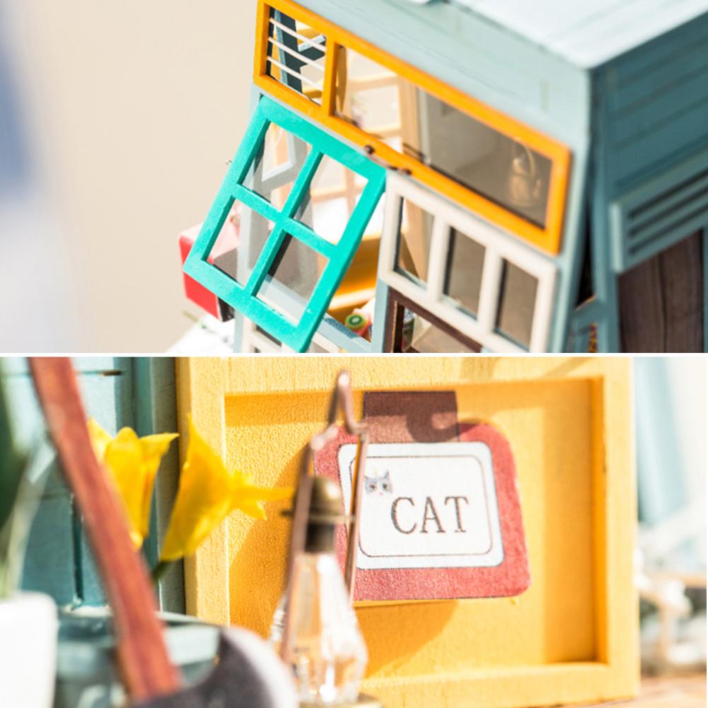 Миниатюрный кукольный домик, комплект легкой мебели, украшения для дома «сделай сам», украшения, игрушки