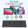 Omikamo Wireless Foldable Wired with Numeric Bluetooth English Uses On 3 Compatible with Compact Japanese Instruction Manual Included Keyboard,
