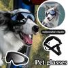 Pet Sunglasses Dog Goggles with Adjustable Elastic Strap Anti-fog Waterproof UV-Protection Pet Glasses Eyewear