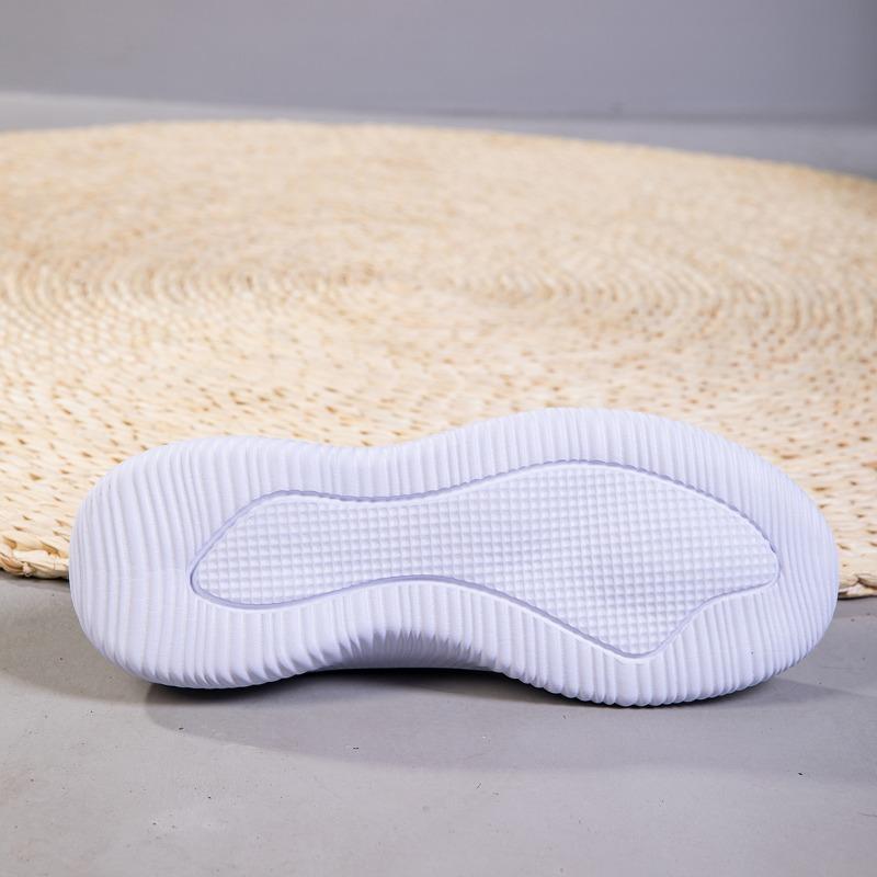Женская трикотажная вулканизированная обувь, высококачественные простые кроссовки, туфли-лоферы, большой размер 42, удобные мягкие туфли на плоской подошве для ходьбы