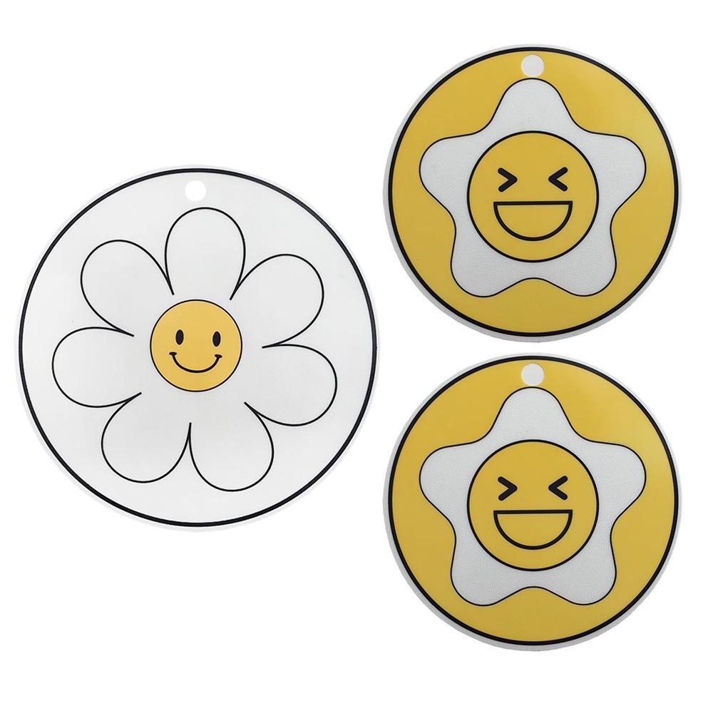 Induction Protection Mat 3-piece Set Induction Silicone Pad Rug Cover,Easy Clean Kitchen Mat,Ideal Gift for Home Cooks