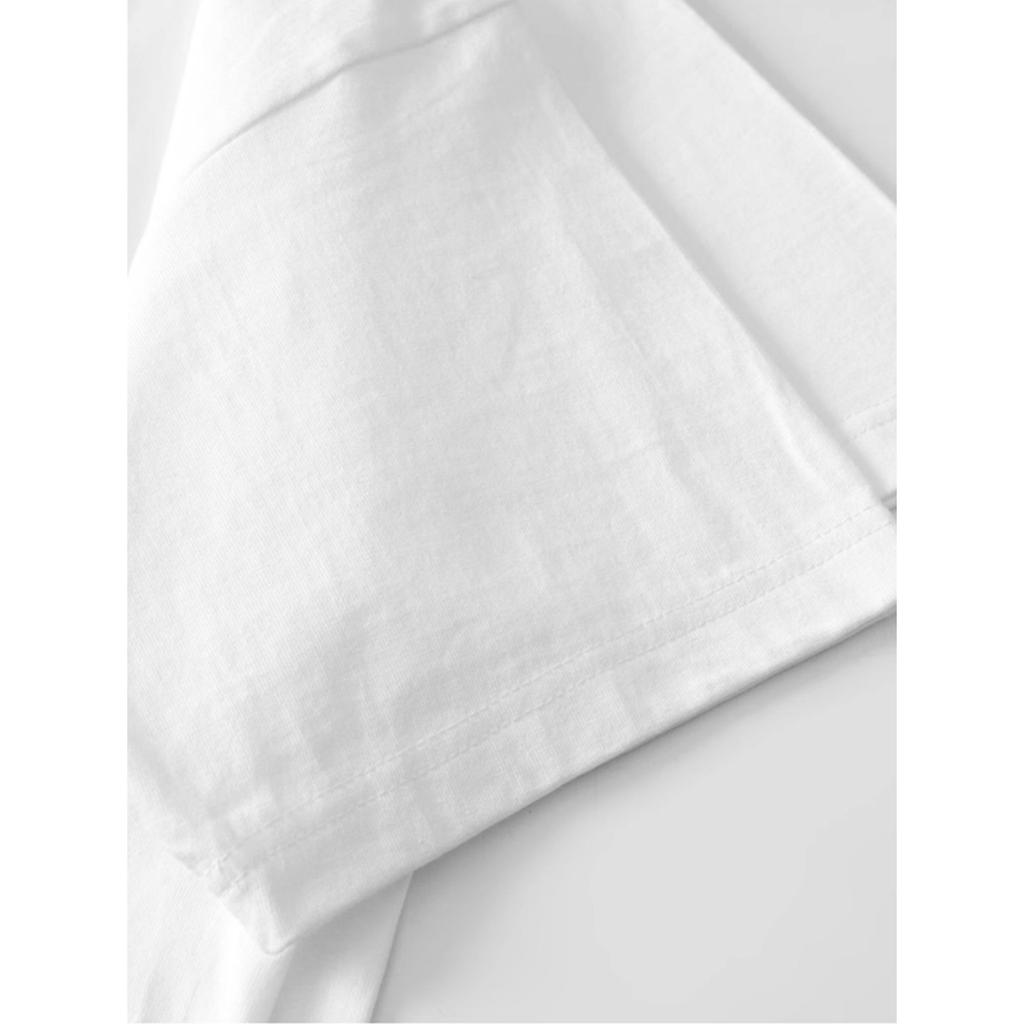 GMXIA Heavy Cotton Short-sleeved T-shirt Women's Solid Color Women's Summer Base Shirt Ins Men's and Women's Tops