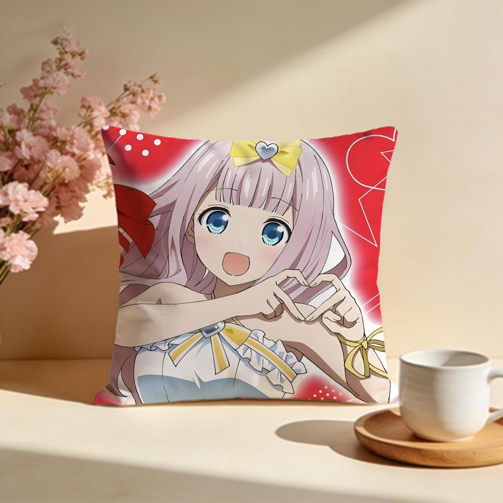 Стильная наволочка Kaguya-sama: Любовь — это война, стильная моющаяся наволочка для подушки, идеально подходит для дивана, спальни, автомобиля