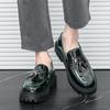 Fashion Thick Soled Casual Men's Youth Loafers Fashionable Tassel New Style Daily Outdoor Leisure Party Office Wedding Groom Shoes